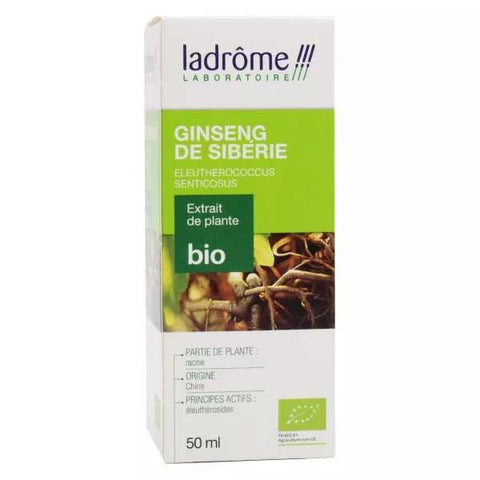 Ladrôme Frischpflanzenextrakte Sibirischer Ginseng Eleutherococcus Bio 50ml