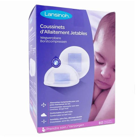Lansinoh Coussinets d'Allaitement Jetables boite de 60