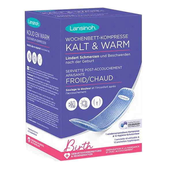 Lansinoh Serviette Post-Accouchement Apaisante Chaude/Froide
