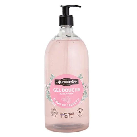 Le Comptoir Du Bain - Extra mildes Duschgel Kirschblüte Flasche 1L