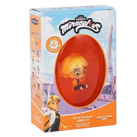 Le Comptoir Du Bain & Miraculous Feste Seife Aprikose Figur Adrien 75g