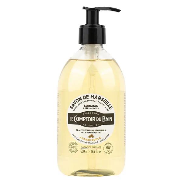 Le Comptoir du Bain Savon Liquide Surgras Amande Douce 500ml