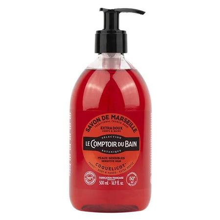 Le Comptoir du Bain Savon de Marseille Coquelicot Extra Doux 500ml