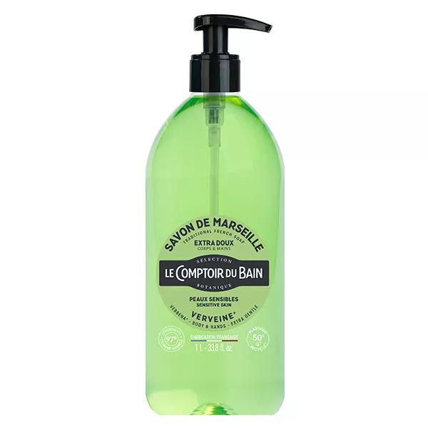 Le Comptoir du Bain Savon de Marseille Verveine Extra Doux 1L