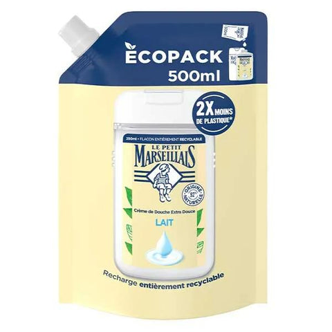 Le Petit Marseillais Recharge Crème de Douche Lait 500ml