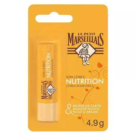 Le Petit Marseillais Soin Lèvres Nutrition Karité, Amande Douce et Argan (4,9 g)
