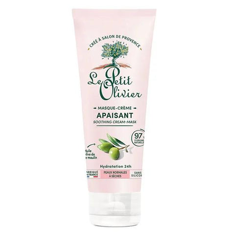Le Petit Olivier Masque Visage Hydratant Huile d'Olive et Eau De Rose (75 ml)