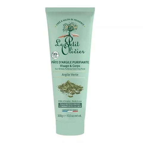 Le Petit Olivier Pâte d'Argile Purifiante Visage et Corps 300g