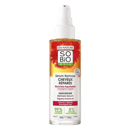 Léa Nature So Bio étic Huile biphase cheveux réparés bio 100 ml