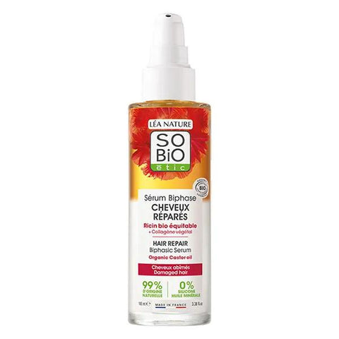 Léa Nature So Bio étic Huile biphase cheveux réparés bio 100 ml