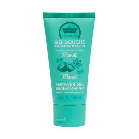 Les Petits Bains de Provence Gel Douche Surgras sans Savon 2 en 1 Monoî 50ml