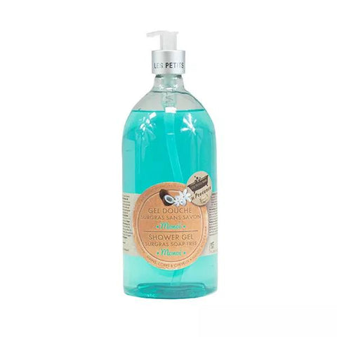 Les Petits Bains de Provence Überfettendes Duschgel ohne Seife Monoi 1L