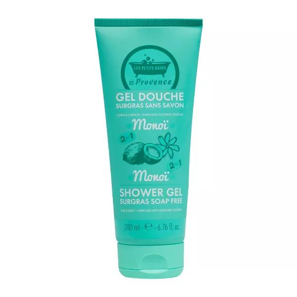 Les Petits Bains de Provence Gel douche Surgras sans savon 2 en 1 Monoï 200ml