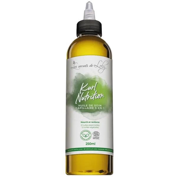 Les Secrets de Loly Kurl Nutrition Huile de soin capillaire 3-en-1 (250 ml)