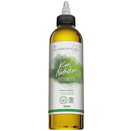 Les Secrets de Loly Kurl Nutrition Huile de soin capillaire 3-en-1 (250 ml)