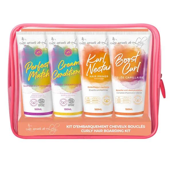 Les Secrets de Loly Trousse de Voyage pour Cheveux Ondulés à Bouclés