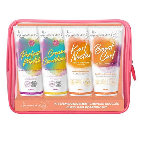 Les Secrets de Loly Trousse de Voyage pour Cheveux Ondulés à Bouclés