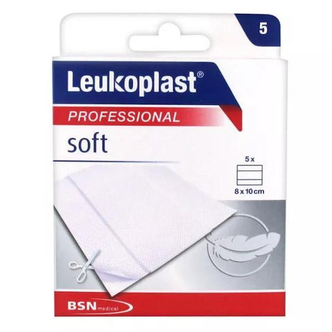 Leukoplast Soft Pflaster 10x8cm 5 Stück