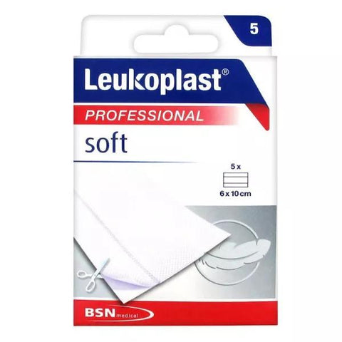 Leukoplast Soft White Wundpflaster 10x6cm 5 Stück