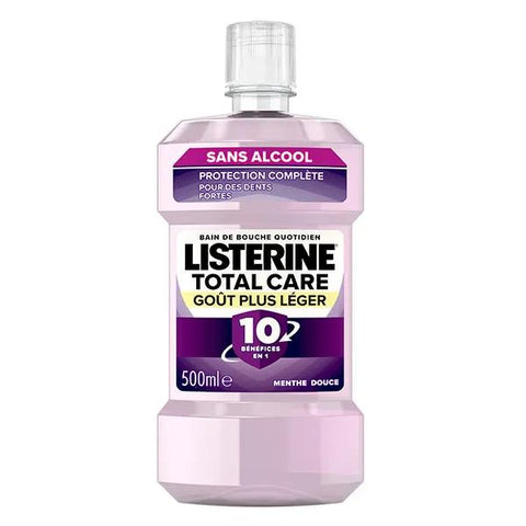 Listerine Bain de Bouche Total Care 10en1 Gout Plus léger 500ml