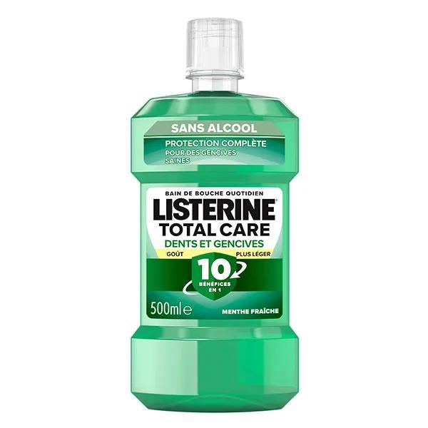 Listerine Bain de Bouche Total Care 10en1 Dents Genvices Sans Alcool 500ml