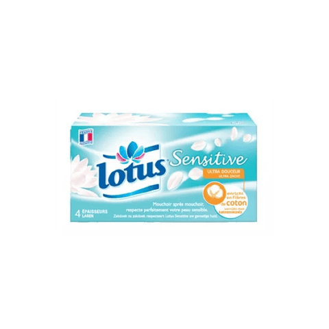 Lotus Pure Naturelle Taschentücher Weiß Box mit 80
