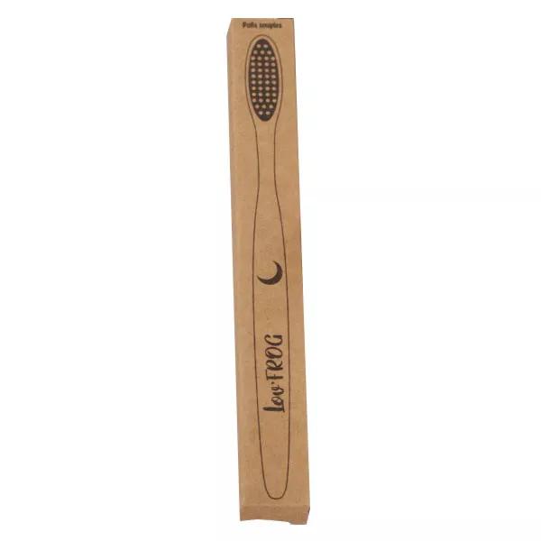 Lov'FROG Brosse à Dent Bambou Charbon Actif Adulte Motif Lune