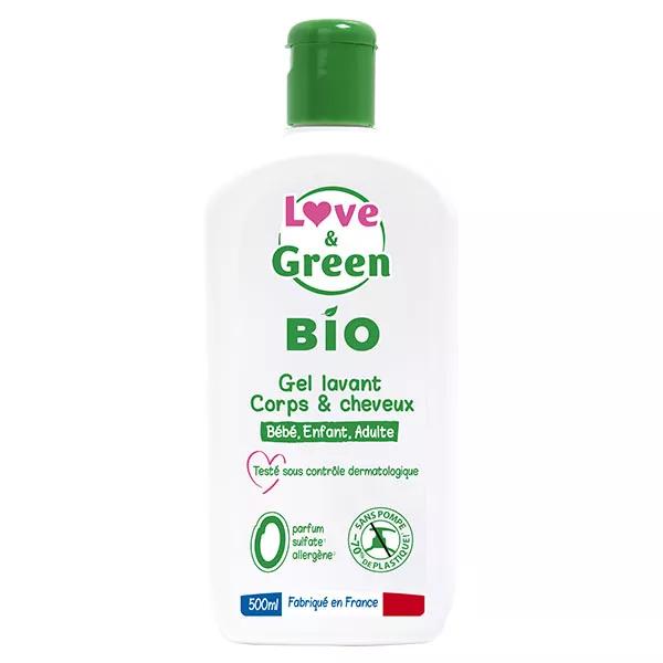 Love & Green Gel Lavant Corps et Cheveux Bio 500ml