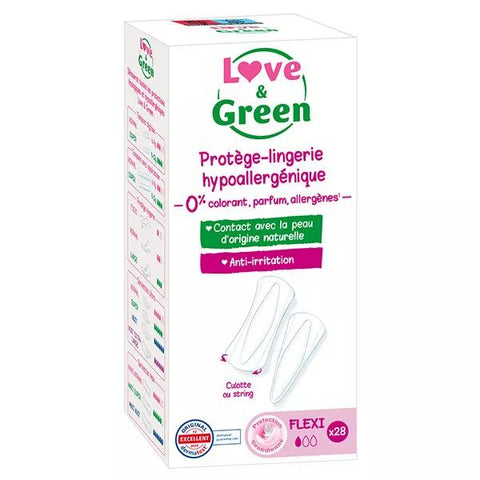 Love & Green Hypoallergene Slipeinlagen Flexi 28 Stück