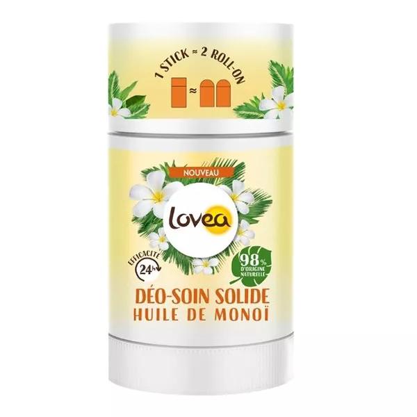 Lovea Déo soin solide déodorant huile de monoï efficacité 24h (50 g)