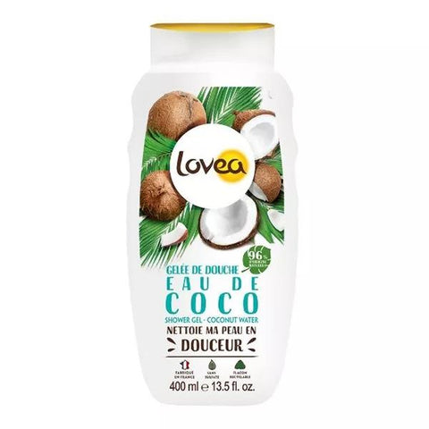 Lovea - Duschgel - Kokosnusswasser - pH-neutral - Sulfatfrei (400 ml)