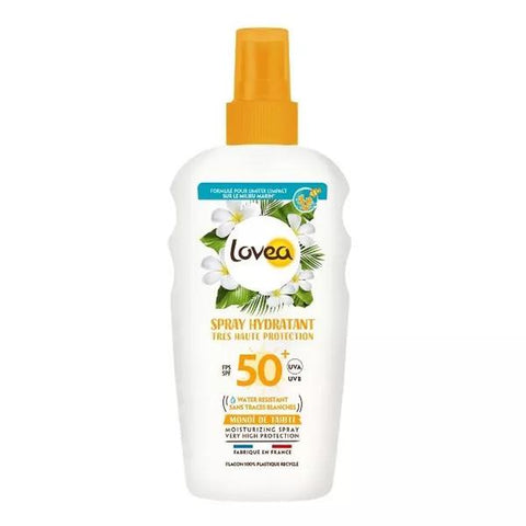 Lovea Solaire Spray Hydratant Monoï de Tahiti SPF50+ 150ml
