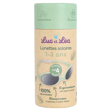 Luc & Léa Lunettes Solaires Biosourcées 1-3 ans Vertes