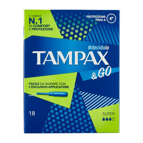 Tampax &Go Super 18 pièces