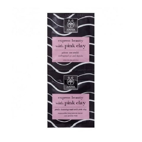 Apivita Pink Clay Face Mask (2x8 ml)