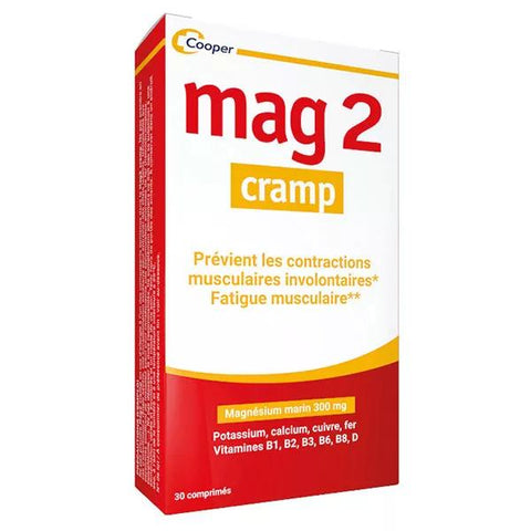 MAG 2 Krämpfe Meeresmagnesium Krämpfe Muskelermüdung 30 Tabletten