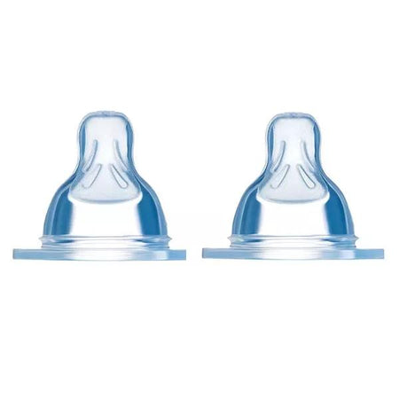MAM Accessoires pour Biberons Tétine Silicone +0m Débit 1 Lent 2 unités