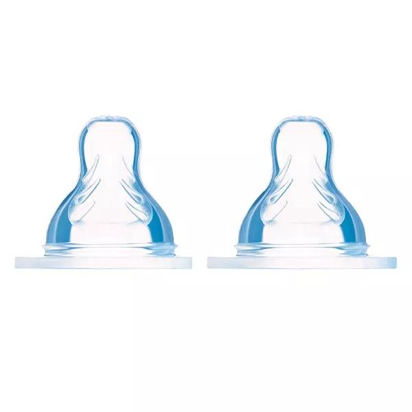 MAM Accessoires pour biberons tétine silicone +4m débit 3 rapide 2 unités