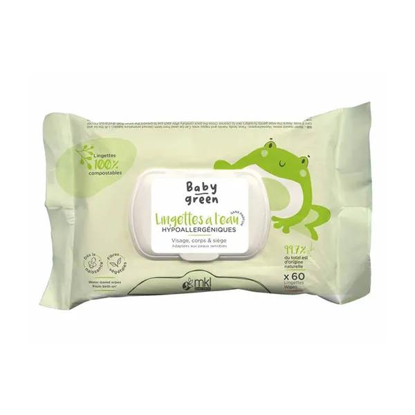 MKL Green Nature Baby Green Lingettes Cosmos Nat 60 Lingettes