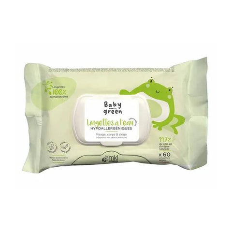 MKL Green Nature Baby Green Wipes Cosmos Nat 60 Wipes