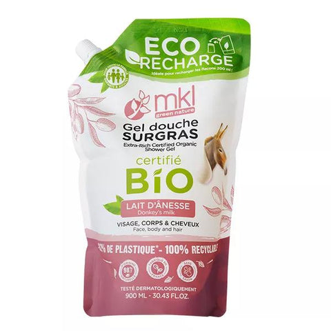 MKL Green Nature Bio-Duschgel Nachfüllpackung** Eselsmilch 900ml