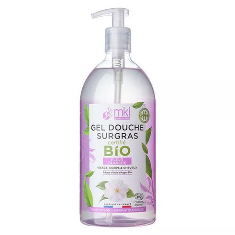 MKL Green Nature Duschgel Überfettet Weiße Blume Bio 1L