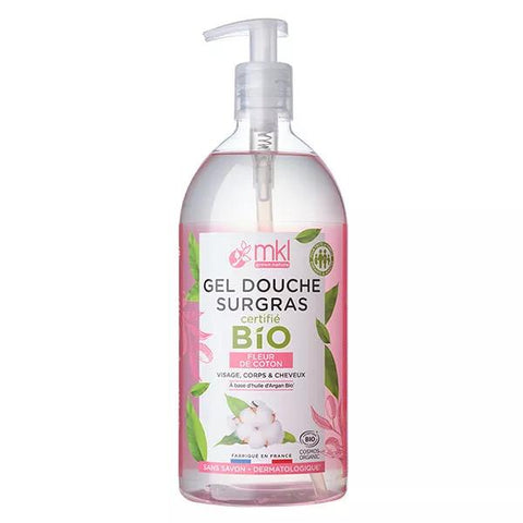 MKL Green Nature Duschgel Überfettet Bio-Baumwollblüte 1L