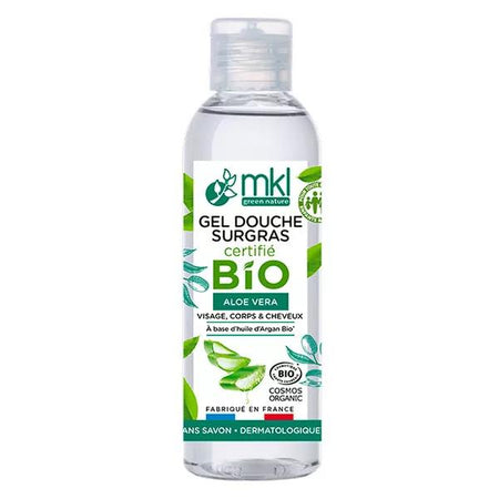 MKL Green Nature Gel Douche Surgras Sans Savon Aloe Vera Huile d'Argan Bio 100 ml