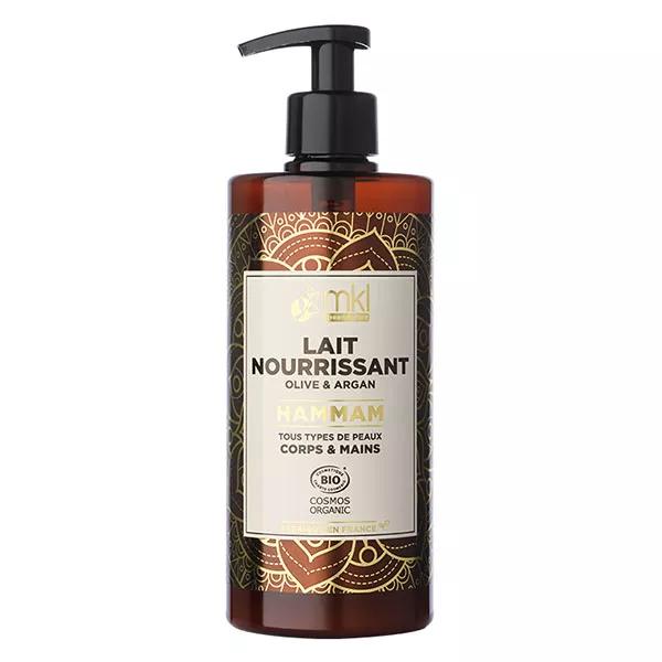 MKL Green Nature Hammam Lait Nourrissant Olive Argan Corps Mains Bio 400ml
