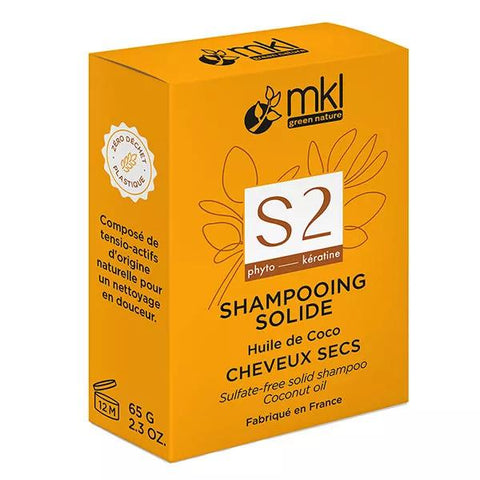 MKL Festes Shampoo Kokosöl Trockenes Haar 65g
