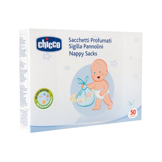 Chicco Pochettes à couches parfumées (50 pièces)