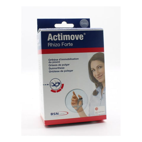 Actimove Rhizo Forte Daumenorthese zur Ruhigstellung rechter Daumen XS 1 Stück