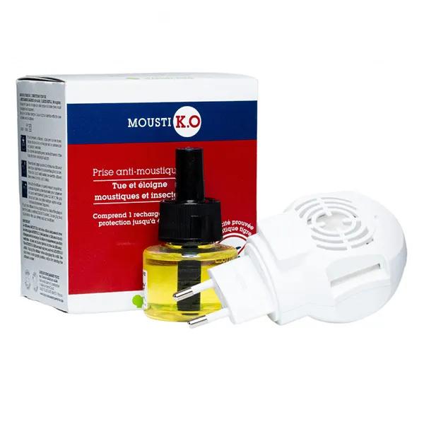 MOUSTI K.O Diffuseur électrique Anti-Moustiques + 1 Recharge Liquide