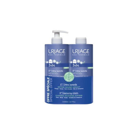 Uriage Bébé 1er Crème Lavante (2x500 ml)